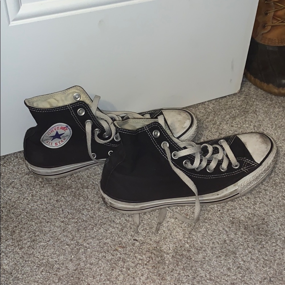 Black high top converse. Women’s kicks